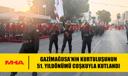 GAZİMAĞUSA’NIN KURTULUŞUNUN 51. YILDÖNÜMÜ COŞKUYLA KUTLANDI