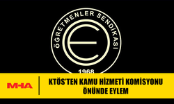 KTÖS’TEN KAMU HİZMETİ KOMİSYONU ÖNÜNDE EYLEM