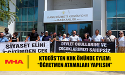 KTOEÖS’TEN KHK ÖNÜNDE EYLEM: “ÖĞRETMEN ATAMALARI YAPILSIN”