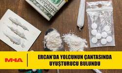ERCAN’DA YOLCUNUN ÇANTASINDA MADDE BULUNDU