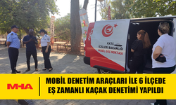 MOBİL DENETİM ARAÇLARI İLE 6 İLÇEDE EŞ ZAMANLI KAÇAK DENETİMİ YAPILDI