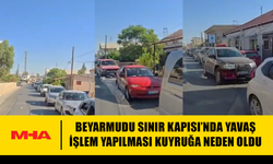 BEYARMUDU SINIR KAPISI’NDA YOĞUNLUK TRAFİĞİ FELÇ ETTİ