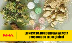 LEFKOŞA’DA DURDURULAN ARAÇTA YASAKLI MADDE ELE GEÇİRİLDİ