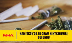 HAMİTKÖY’DE 28 GRAM HİNTKENEVİRİ BULUNDU