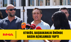 KTOEÖS, BAŞBAKANLIK ÖNÜNDE BASIN AÇIKLAMASI YAPTI