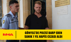GÖNYELİ’DE POLİSİ DARP EDEN SANIK 1 YIL HAPİS CEZASI ALDI
