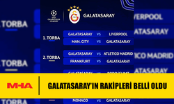 GALATASARAY’IN RAKİPLERİ BELLİ OLDU