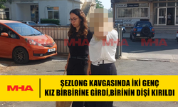 ŞEZLONG KAVGASINDA İKİ GENÇ KIZ BİRBİRİNE GİRDİ