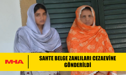 POLİSE SAHTE BELGE VEREN ŞAHISLAR CEZAEVİNE GÖNDERİLDİ