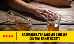 GAZİMAĞUSA’DA ALKOLLÜ GENÇLER ÇEVREYİ RAHATSIZ ETTİ