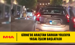 GİRNE’DE ARAÇTAN SARKAN YOLCUYA YASAL İŞLEM BAŞLATILDI