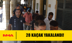 LEFKOŞA VE GÜZELYURT’TA 28 KAÇAK YAKALANDI!