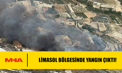LİMASOL BÖLGESİNDE YANGIN ÇIKTI!