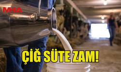 ÇİĞ SÜT TABAN FİYATI 21,70 TL OLDU
