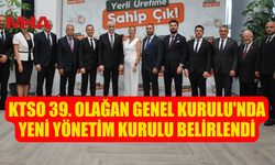 KTSO 39. OLAĞAN GENEL KURULU'NDA YÖNETİM KURULU BELİRLENDİ