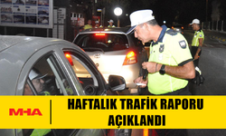 HAFTALIK TRAFİK RAPORU: 60 KAZA, 1 ÖLÜ, 28 YARALI