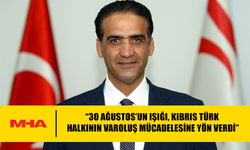 UBP MİLLETVEKİLİ SADIK GARDİYANOĞLU, 30 AĞUSTOS ZAFER BAYRAMI'NI KUTLADI