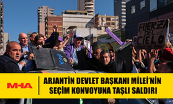 ARJANTİN DEVLET BAŞKANI MİLEİ’NİN SEÇİM KONVOYUNA TAŞLI SALDIRI