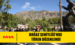 19 EYLÜL GAZİLERİ ANMA GÜNÜ SEBEBİYLE BOĞAZ ŞEHİTLİĞİ'NDE TÖREN DÜZENLENDİ