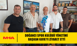 DOĞANCI SPOR KULÜBÜ’NÜN YENİ BAŞKANI RECEP TOZANLI BAŞKAN AZİZ KAYA’YI MAKAMINDA ZİYARET ETTİ