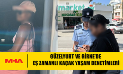 GÜZELYURT VE GİRNE’DE EŞ ZAMANLI KAÇAK YAŞAM DENETİMLERİNDE YASA DIŞI DURUMA RASTLANMADI