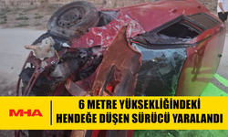 GAZİMAĞUSA'DA ARACIYLA HENDEĞE DÜŞEN SÜRÜCÜ YARALANDI