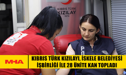 KIBRIS TÜRK KIZILAYI, İSKELE BELEDİYESİ İŞBİRLİĞİ İLE 28 ÜNİTE KAN TOPLADI