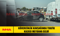 GÜVERCİNLİK KAVŞAĞINDA TRAFİK KAZASI MEYDANA GELDİ