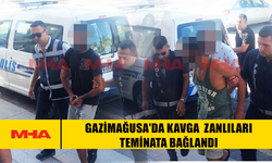 GAZİMAĞUSA'DA KAVGA  ZANLILARI TEMİNATA BAĞLANDI