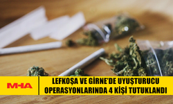 LEFKOŞA VE GİRNE’DE UYUŞTURUCU OPERASYONU: 4 KİŞİ TUTUKLANDI