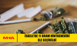 İSKELE'DE 11 GRAM HİNTKENEVİRİ ELE GEÇİRİLDİ