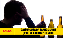GAZİMAĞUSA’DA SARHOŞ ŞAHIS ÇEVREYE RAHATSIZLIK VERDİ