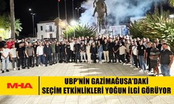 UBP'NİN GAZİMAĞUSA'DAKİ SEÇİM ETKİNLİKLERİ YOĞUN İLGİ GÖRÜYOR