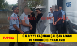 G.K.R.Y.’YE KAÇMAYA ÇALIŞAN AFGAN VE YARDIMCISI YAKALANDI