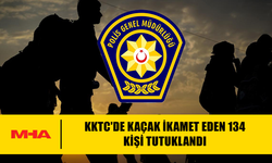 KKTC'DE KAÇAK İKAMET EDEN 134 KİŞİ TUTUKLANDI