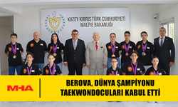 BEROVA, DÜNYA ŞAMPİYONU TAEKWONDOCULARI KABUL ETTİ