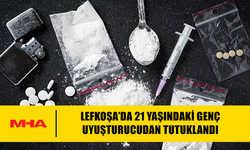 LEFKOŞA’DA 21 YAŞINDAKİ GENÇ YASAKLI MADDE İLE YAKALANDI
