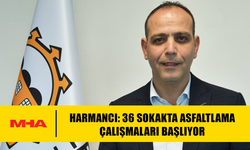 HARMANCI: 36 SOKAKTA ASFALTLAMA ÇALIŞMALARI BAŞLIYOR
