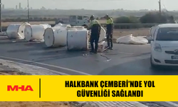 HALKBANK ÇEMBERİ’NDE YOL GÜVENLİĞİ SAĞLANDI