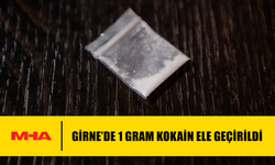 GİRNE’DE 1 GRAM KOKAİN ELE GEÇİRİLDİ