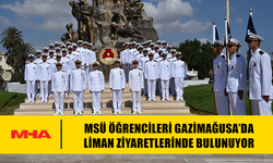 MSÜ ÖĞRENCİLERİ GAZİMAĞUSA’DA LİMAN ZİYARETLERİNDE BULUNUYOR