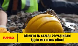 GİRNE’DE İŞ KAZASI: 20 YAŞINDAKİ İŞÇİ 3 METREDEN DÜŞTÜ
