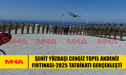 ŞEHİT YÜZBAŞI CENGİZ TOPEL AKDENİZ FIRTINASI-2025 TATBİKATI GERÇEKLEŞTİ