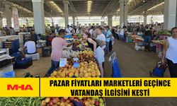 FİYATLARI MARKETLERİ GEÇİNCE PAZAR YERLERİ BOŞ KALDI