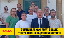 CUMHURBAŞKANI ADAYI GÜRLEK, YSK’YA ADAYLIK BAŞVURUSUNU YAPTI