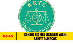 SANDIK SEÇMEN LİSTELERİ YARIN ASKIYA ALINACAK