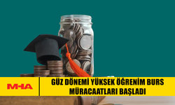GÜZ DÖNEMİ YÜKSEK ÖĞRENİM BURS MÜRACAATLARI BAŞLADI