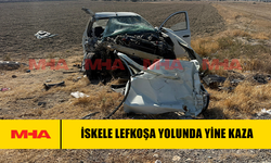 İSKELE LEFKOŞA YOLUNDA YİNE KAZA