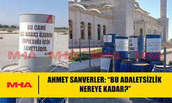 ARAZİSİ GASP EDİLEN VATANDAŞIN İSYANI CAMİ KENARINDA PLASTİK BİDONLARLA DİLE GELDİ