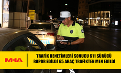LEFKOŞA VE İSKELE’DE ASAYİŞ VE TRAFİK DENETİMLERİ: 611 SÜRÜCÜ RAPOR EDİLDİ, 65 ARAÇ TRAFİKTEN MEN EDİLDİ
